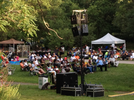 Solar powered concert