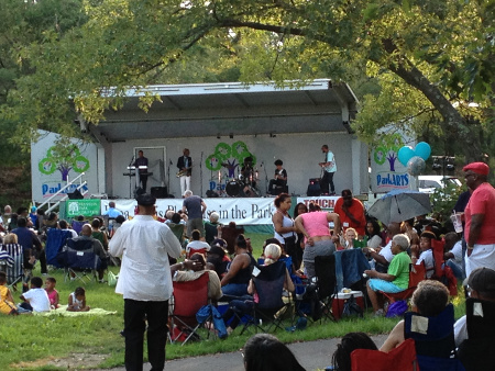 Solar-powered concert
